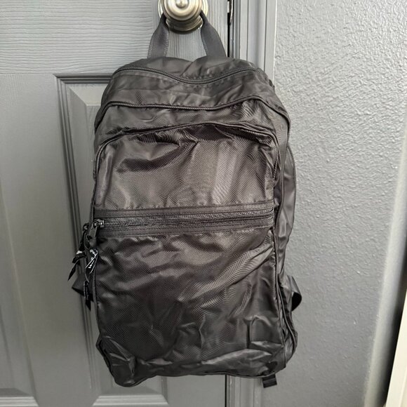 Vera Bradley Collapsible Zip Up Travel Backpack in Black Nylon main image 8
